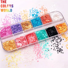 Load image into Gallery viewer, Cross Star Solvent Resistant Shape Glitter