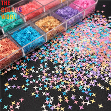 Load image into Gallery viewer, Cross Star Solvent Resistant Shape Glitter