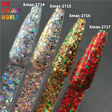 Load image into Gallery viewer, Christmas Nail Glitter Sequins