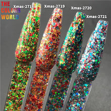 Load image into Gallery viewer, Christmas Nail Glitter Sequins