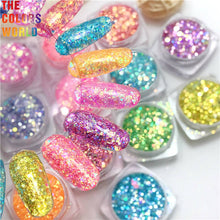 Load image into Gallery viewer, Holographic Irregular Rainbow Sparkle Glitter