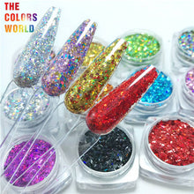 Load image into Gallery viewer, Mix Colors Laser Nails And Hair Glitter