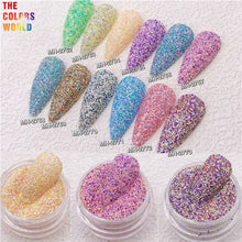 Load image into Gallery viewer, Macaron Candy Color Macaron Scallion Woolly Glitter