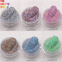 Load image into Gallery viewer, Macaron Sawdust Wood Pigment Glitter