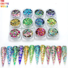 Load image into Gallery viewer, Holographic Chameleon Shift Color Chunky Glitter