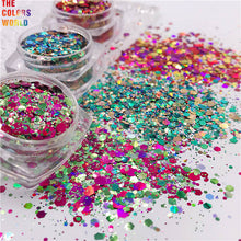 Load image into Gallery viewer, Holographic Chameleon Shift Color Chunky Glitter