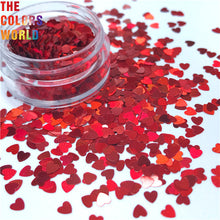 Load image into Gallery viewer, Holographic Heart Valentine's Day Glitter