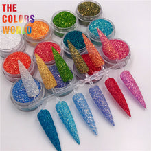 Load image into Gallery viewer, TCT-673 Hexagon Nails Glitter High Brightness Rainbow Decoration Nagel Manicure uñas