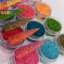 Load image into Gallery viewer, TCT-673 Hexagon Nails Glitter High Brightness Rainbow Decoration Nagel Manicure uñas