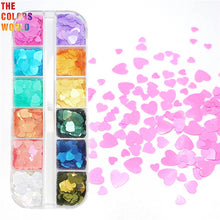 Load image into Gallery viewer, Valentine's Day Heart Glitter Shape