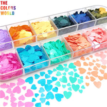 Load image into Gallery viewer, Valentine's Day Heart Glitter Shape