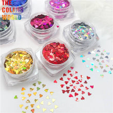 Load image into Gallery viewer, Tail-Heart Shape Valentine's Day Glitter