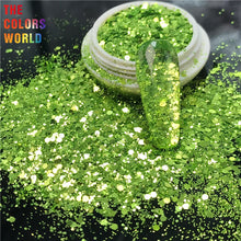Load image into Gallery viewer, Chunky Mix Hexagon Metallic Luster Glitter