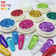 Load image into Gallery viewer, Chunky Mix Hexagon Metallic Luster Glitter