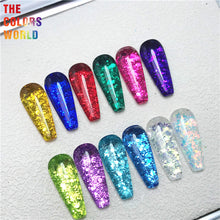 Load image into Gallery viewer, Chunky Mix Hexagon Metallic Luster Glitter