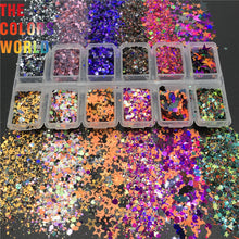 Load image into Gallery viewer, TCT-576 Halloween Nail Glitter Nail Art Decoration Маникюр Nail Design Makeup 매니큐어 Tumbler Crafts Manicure Festival Accessories