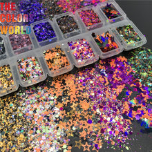 Load image into Gallery viewer, TCT-576 Halloween Nail Glitter Nail Art Decoration Маникюр Nail Design Makeup 매니큐어 Tumbler Crafts Manicure Festival Accessories