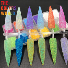 Load image into Gallery viewer, TCT-583 Cosmetic Grade Rainbow Nail Glitter ногти дизайн светящиеся uñas Tattoo Tumbler Crafts DIY Manicure Festival Accessories
