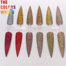 Load image into Gallery viewer, TCT-585 Cosmetic Grade Metallic Luster Nails Glitter ногти дизайн светящиеся uñas Tumbler Crafts Manicure Festival Accessories