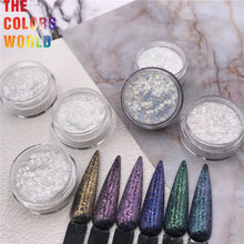 Load image into Gallery viewer, TCT-031 Foil Flakes Nails Art Foil Chips Foil Paillette Chip Confetti Nails Gel Polish Glitter