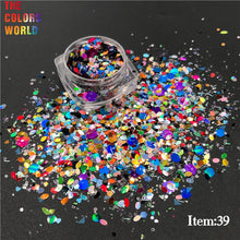 Load image into Gallery viewer, Iridescent Mixed Hexagon Glitter Sequins