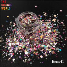 Load image into Gallery viewer, Iridescent Mixed Hexagon Glitter Sequins