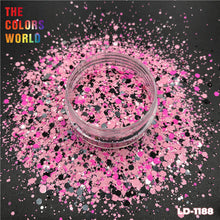 Load image into Gallery viewer, Leopard print Color Chunky Glitter