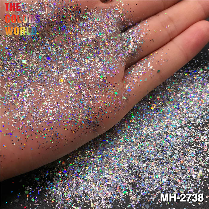 Mix Colors Laser Nails And Hair Glitter 
