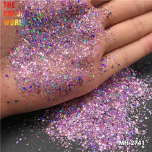 Load image into Gallery viewer, Mix Colors Laser Nails And Hair Glitter