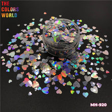 Load image into Gallery viewer, Holographic Heart Shape Valentine's Day Glitter