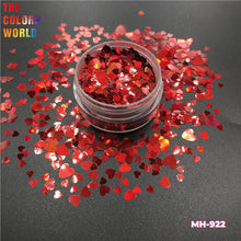 Load image into Gallery viewer, Holographic Heart Shape Valentine's Day Glitter