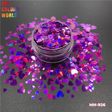 Load image into Gallery viewer, Holographic Heart Shape Valentine's Day Glitter
