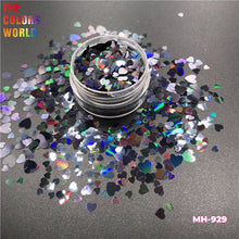 Load image into Gallery viewer, Holographic Heart Shape Valentine's Day Glitter