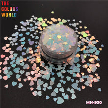Load image into Gallery viewer, Holographic Heart Shape Valentine's Day Glitter