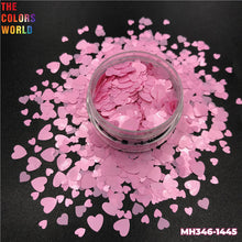 Load image into Gallery viewer, Valentine's Day Heart Glitter Shape