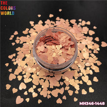 Load image into Gallery viewer, Valentine's Day Heart Glitter Shape