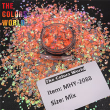 Load image into Gallery viewer, TCT-599 Reflective Flash Glow In Dark Glitter Chunky Nails Glitter Luminous Nail Decoration Crafts Manicure Festival Accessories