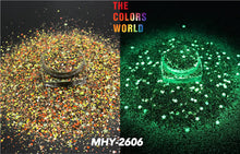 Load image into Gallery viewer, Glow In Dark Halloween Chunky Glitter