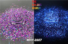 Load image into Gallery viewer, Glow In Dark Halloween Chunky Glitter
