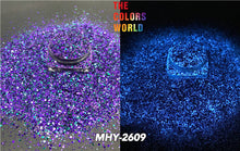 Load image into Gallery viewer, Glow In Dark Halloween Chunky Glitter