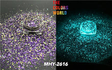 Load image into Gallery viewer, Glow In Dark Halloween Chunky Glitter