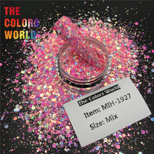 Load image into Gallery viewer, TCT-573 Chunky Nails Glitter Nail Art Decoration Маникюр коренастый Makeup 매니큐어 Tumbler Crafts DIY Manicure Festival Accessories
