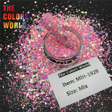 Load image into Gallery viewer, TCT-573 Chunky Nails Glitter Nail Art Decoration Маникюр коренастый Makeup 매니큐어 Tumbler Crafts DIY Manicure Festival Accessories