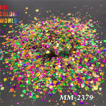 Load image into Gallery viewer, TCT-674 Mardi Gras Color Festival Make Up Glitter For Decoration Christmas Crafts