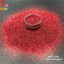 Load image into Gallery viewer, TCT-766 Winter Deep Colour Nails And Hair Glitter Powder Sparkly Metallic Luster Hexagon Winter Decorations Paillette DIY Design
