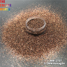 Load image into Gallery viewer, TCT-766 Winter Deep Colour Nails And Hair Glitter Powder Sparkly Metallic Luster Hexagon Winter Decorations Paillette DIY Design