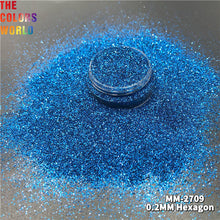 Load image into Gallery viewer, TCT-766 Winter Deep Colour Nails And Hair Glitter Powder Sparkly Metallic Luster Hexagon Winter Decorations Paillette DIY Design