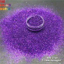 Load image into Gallery viewer, TCT-766 Winter Deep Colour Nails And Hair Glitter Powder Sparkly Metallic Luster Hexagon Winter Decorations Paillette DIY Design
