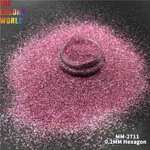 Load image into Gallery viewer, TCT-766 Winter Deep Colour Nails And Hair Glitter Powder Sparkly Metallic Luster Hexagon Winter Decorations Paillette DIY Design