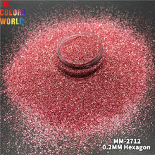 Load image into Gallery viewer, TCT-766 Winter Deep Colour Nails And Hair Glitter Powder Sparkly Metallic Luster Hexagon Winter Decorations Paillette DIY Design